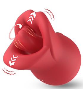 Aiersha Honey Temptation - 360° Licking Vibrator Red