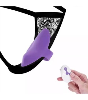 Aiersha Wireless Remote Control Vibrator in color purple