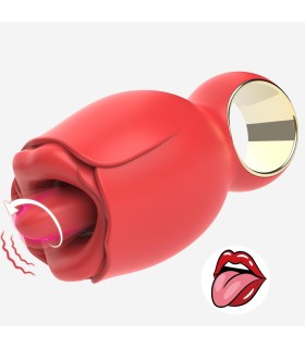 Aiersha Licking Rose Vibrator - The Multi-Pleasure Toy