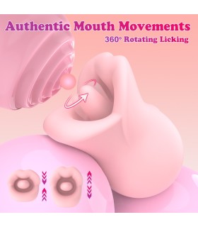 Aiersha Honey Temptation - 360° Licking Vibrator Pink