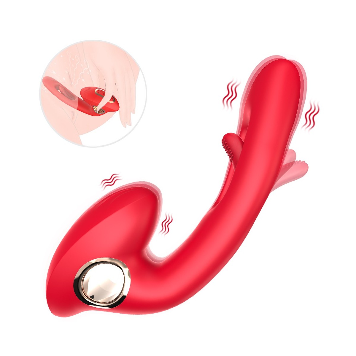 Aiersha Anasta 2nd Generation A Vibrator red