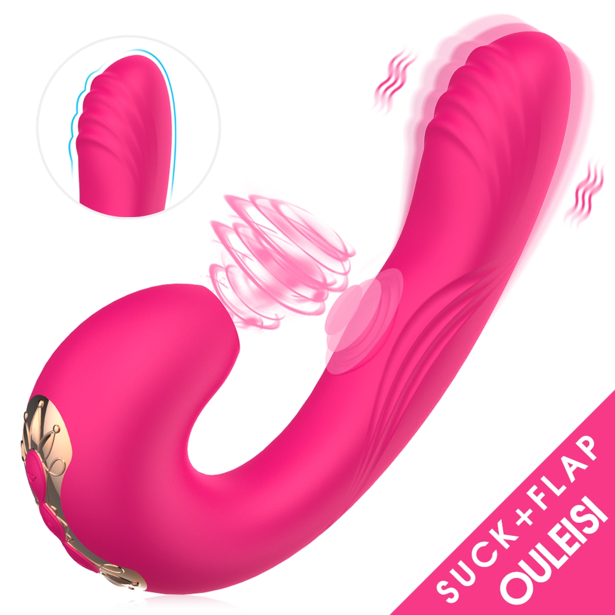 Aiersha Soraka Rosepink - The Dual-Action Flutter & Vibration Toy