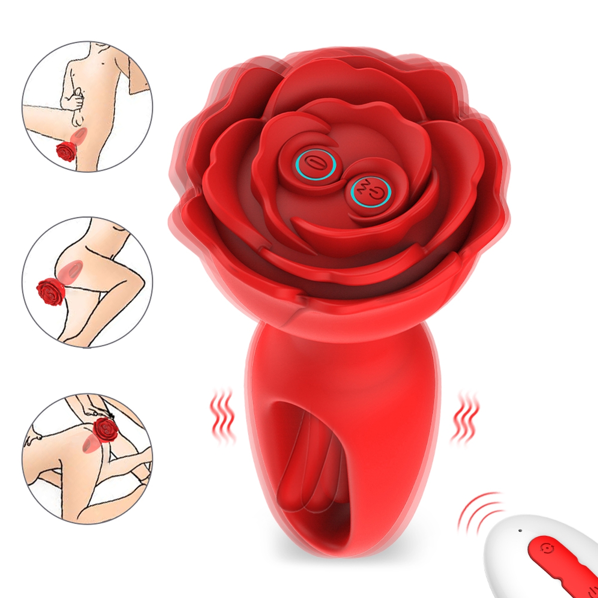 Aiersha Austin 2 Red - The Prostate Massager for Health and Pleasure