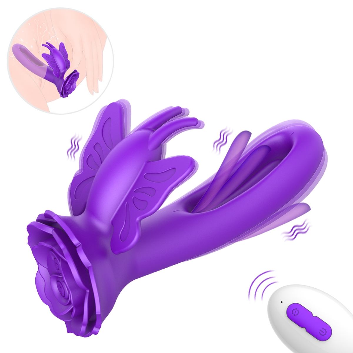 Aiersha Vibrator Aurora 2 Purple - The Perfect G-Spot & Clitoris Vibrator