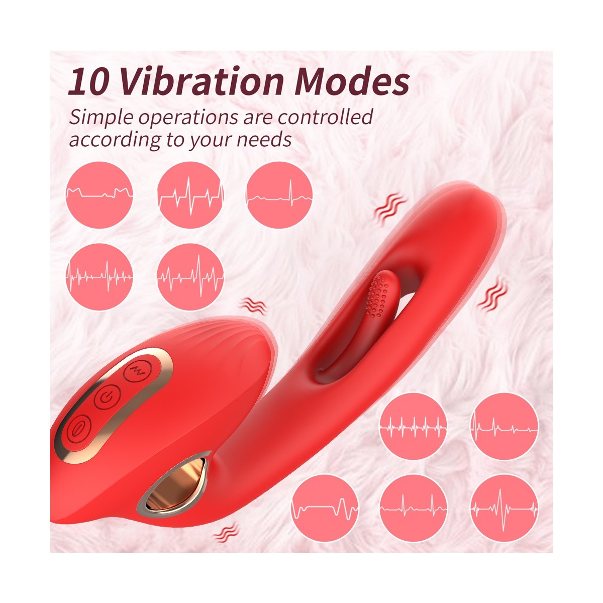 Aiersha Anasta 2nd Generation A Vibrator red