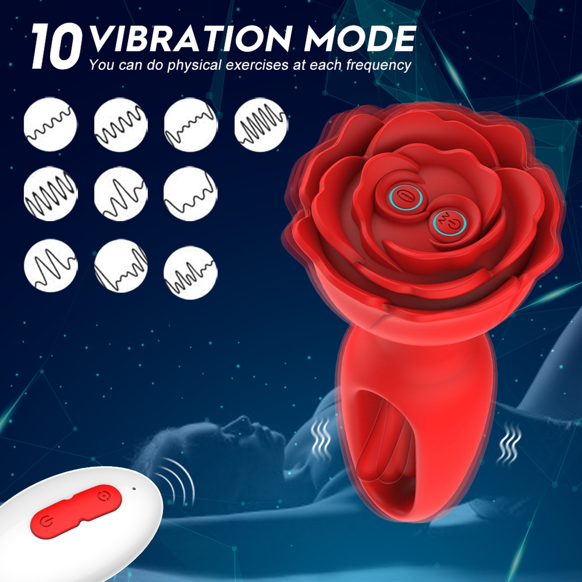 Aiersha Austin 2 Red - The Prostate Massager for Health and Pleasure