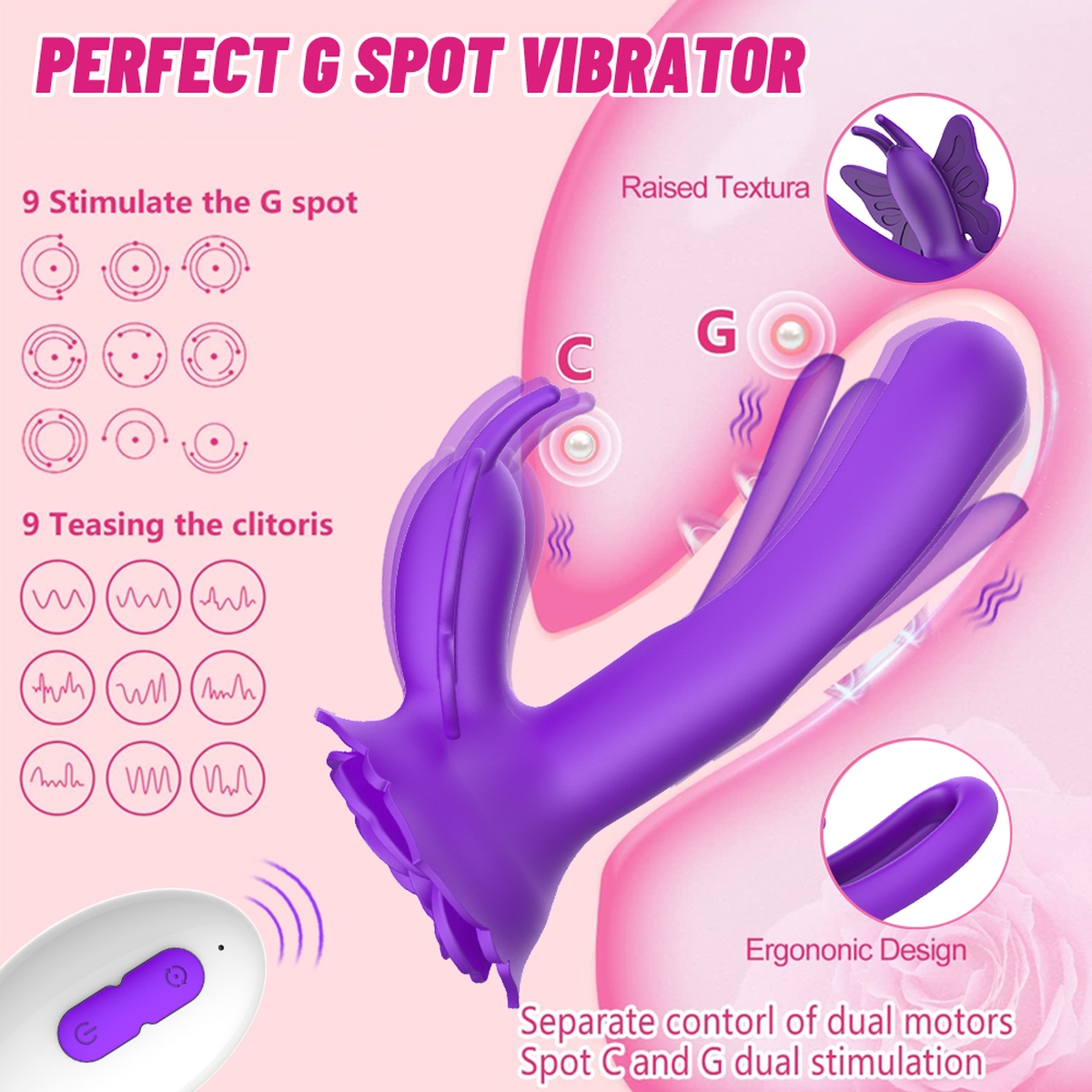 Aiersha Vibrator Aurora 2 Purple - The Perfect G-Spot & Clitoris Vibrator