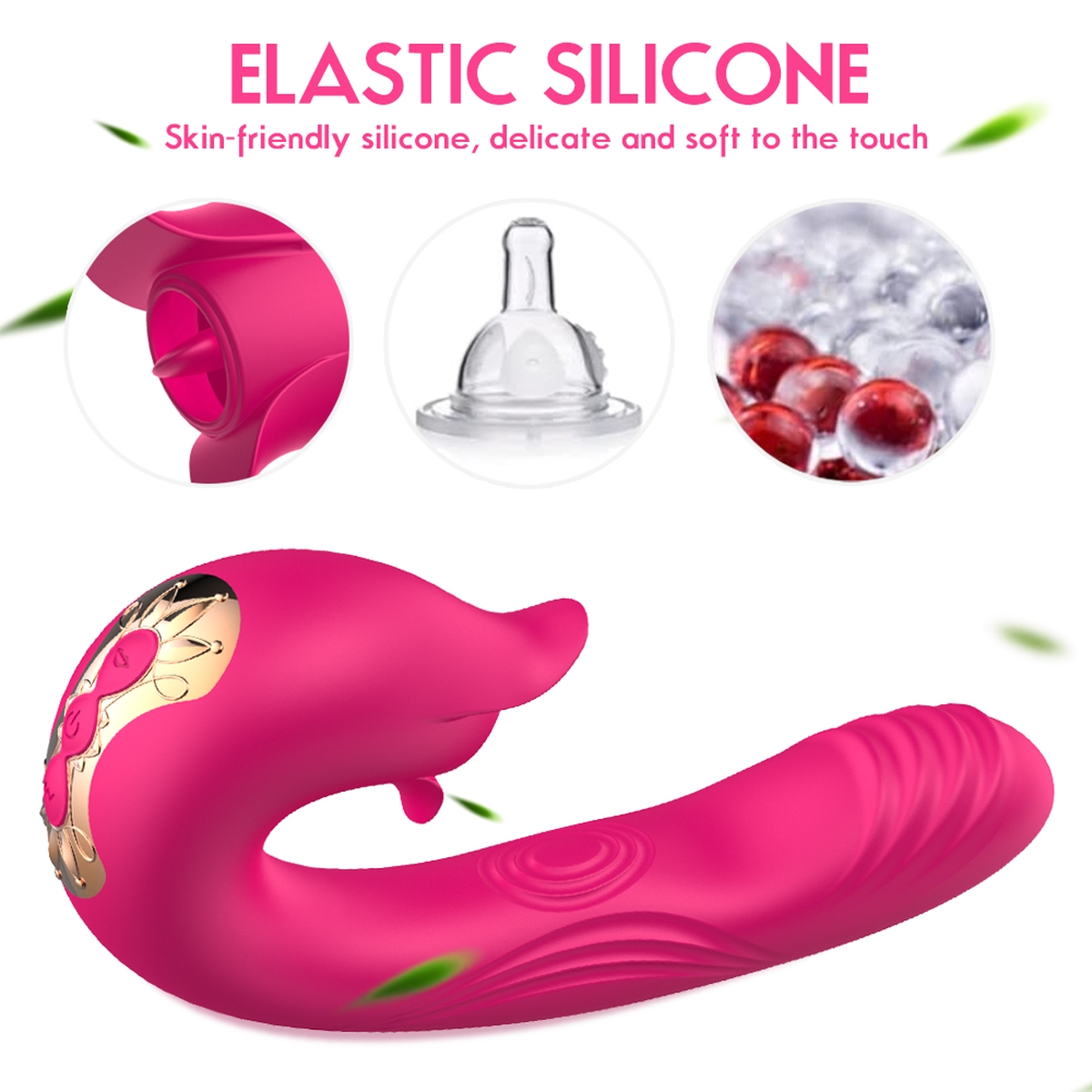 Aiersha Orissa - The Licking & Flapping Vibrator in Rose Pink