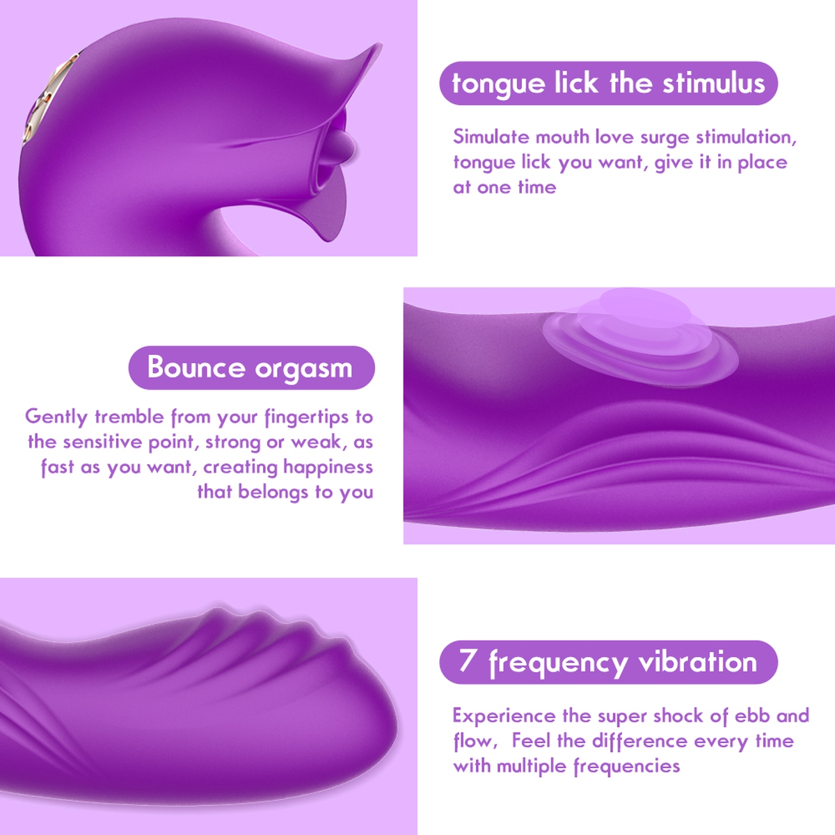 Aiersha Orissa: The Licking & Flapping Vibrator in Purple