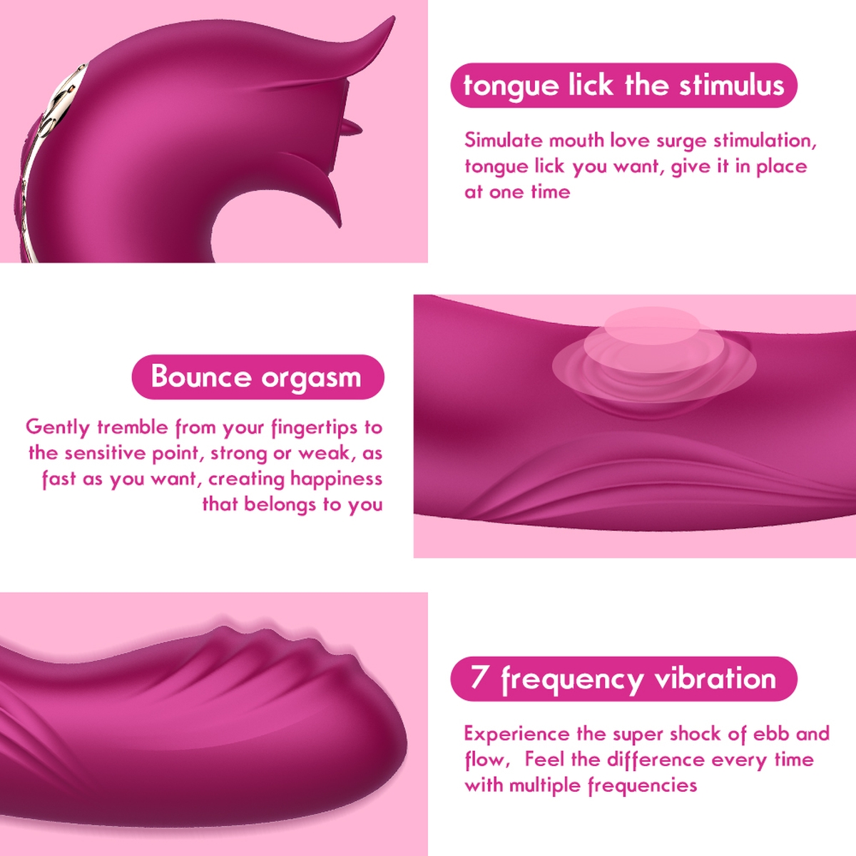 Aiersha Orissa: The Licking & Flapping Vibrator in Purple Red