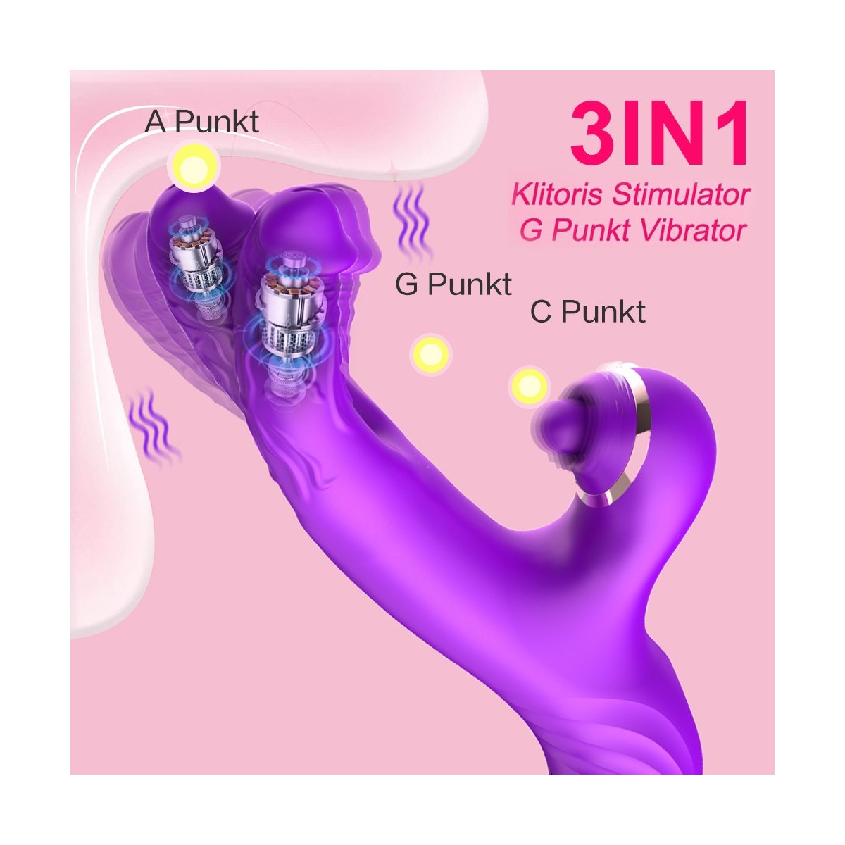 Aiersha Double Dragon – The Dual-Action G-Spot & Clitoris Vibrator