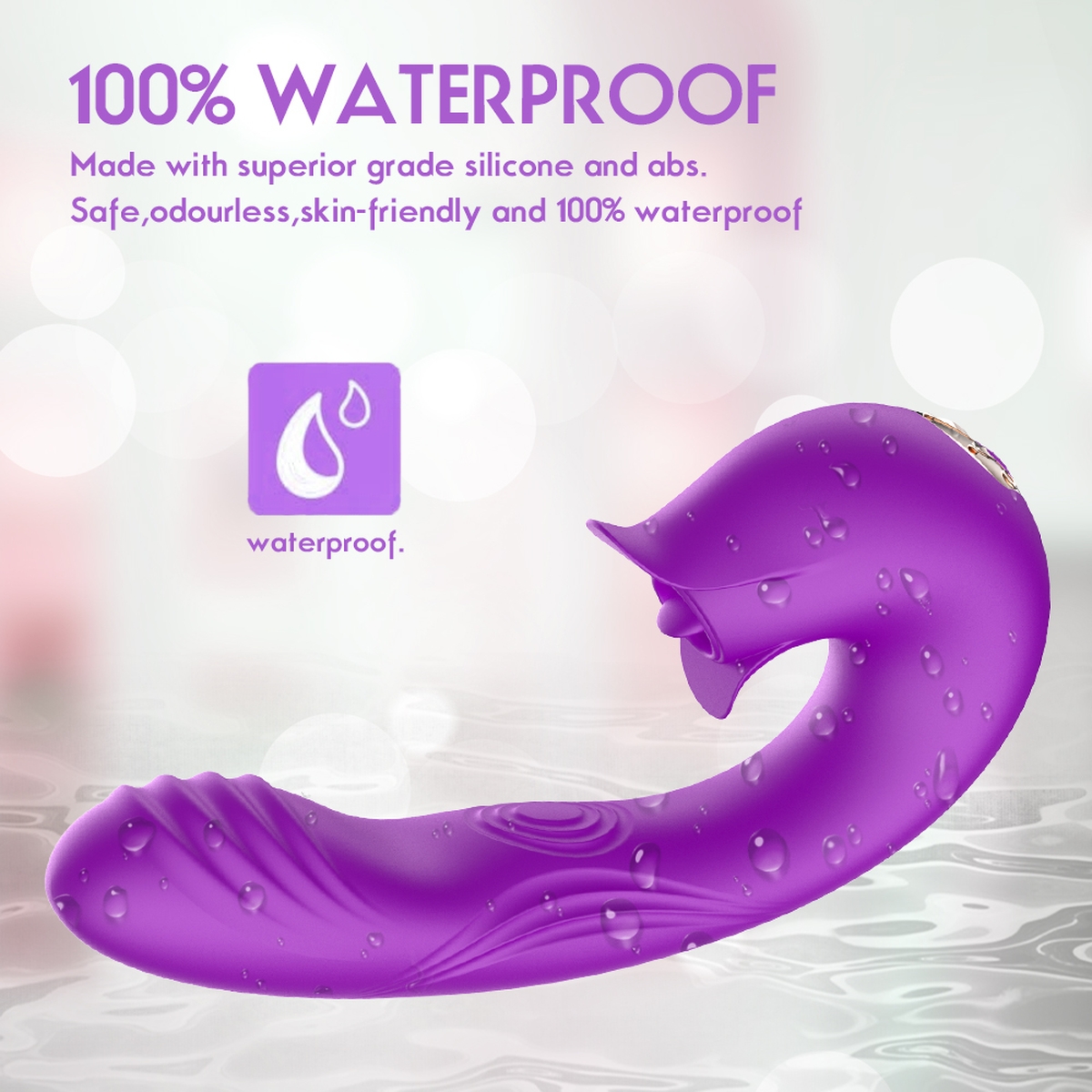 Aiersha Orissa: The Licking & Flapping Vibrator in Purple
