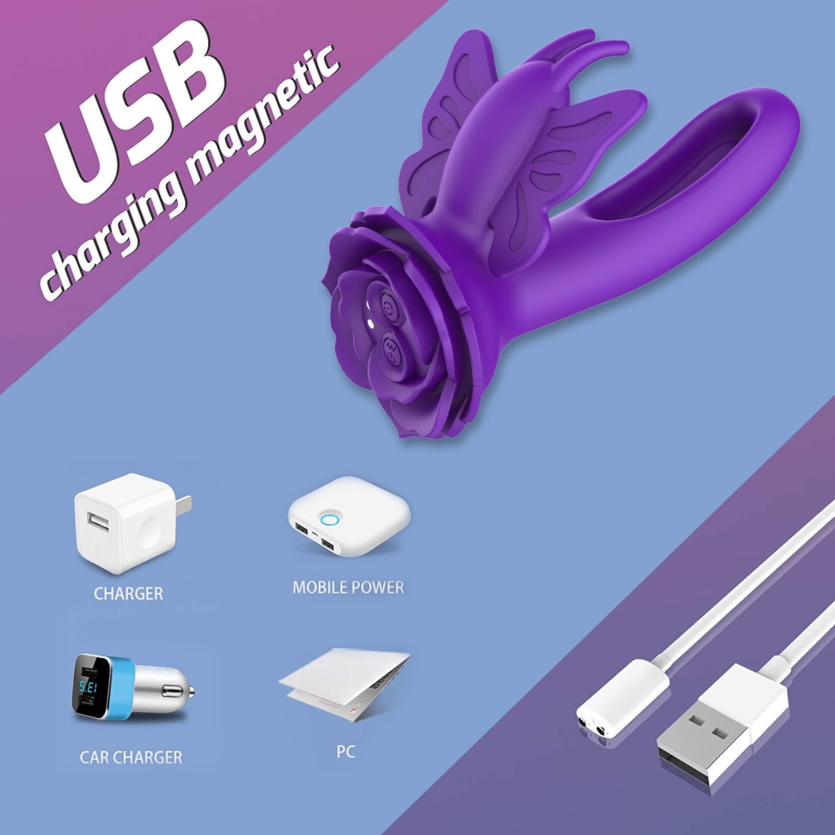 Aiersha Vibrator Aurora 2 Purple - The Perfect G-Spot & Clitoris Vibrator