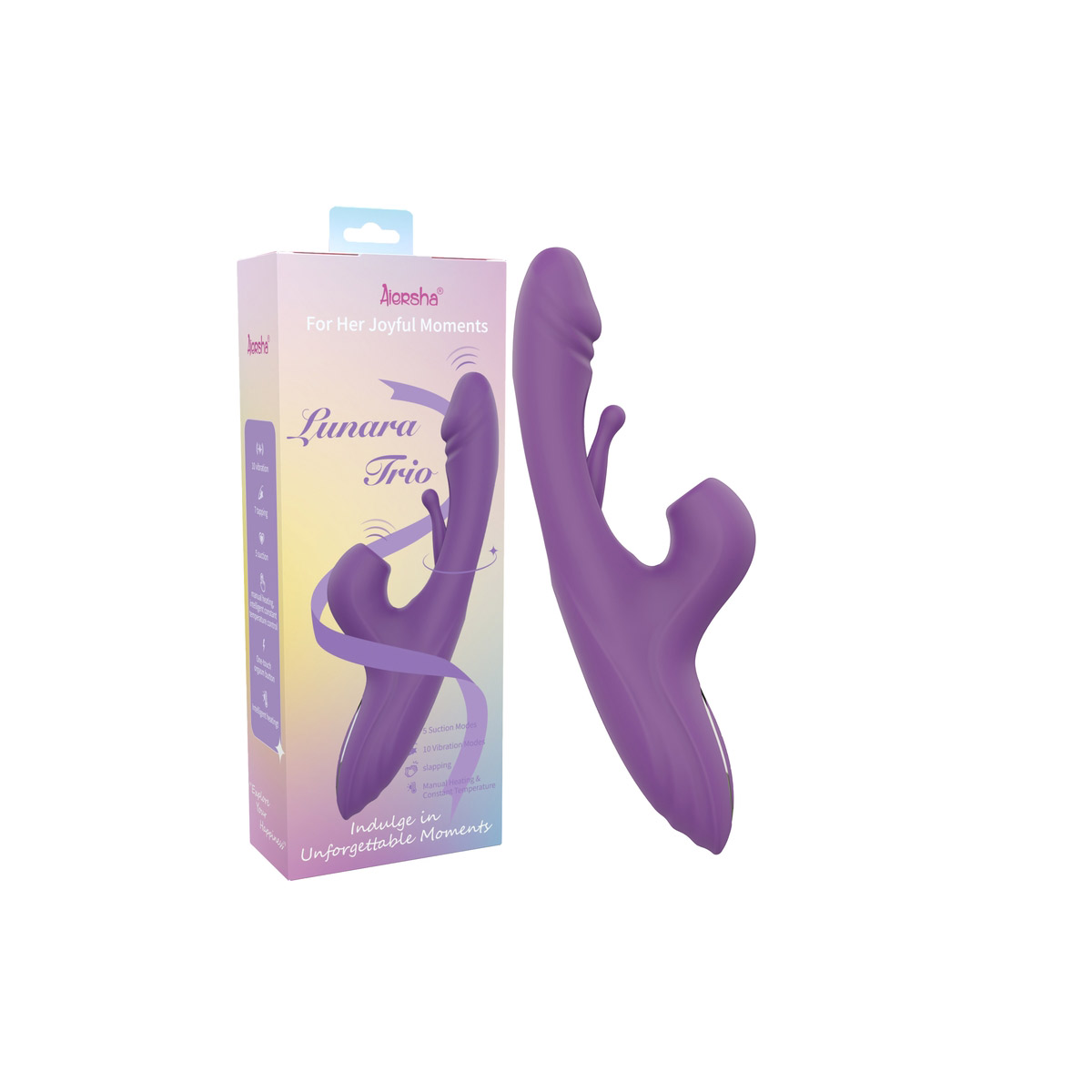 Aiersha Lunara Trio Vibrator - Indulge in Unforgettable Moments