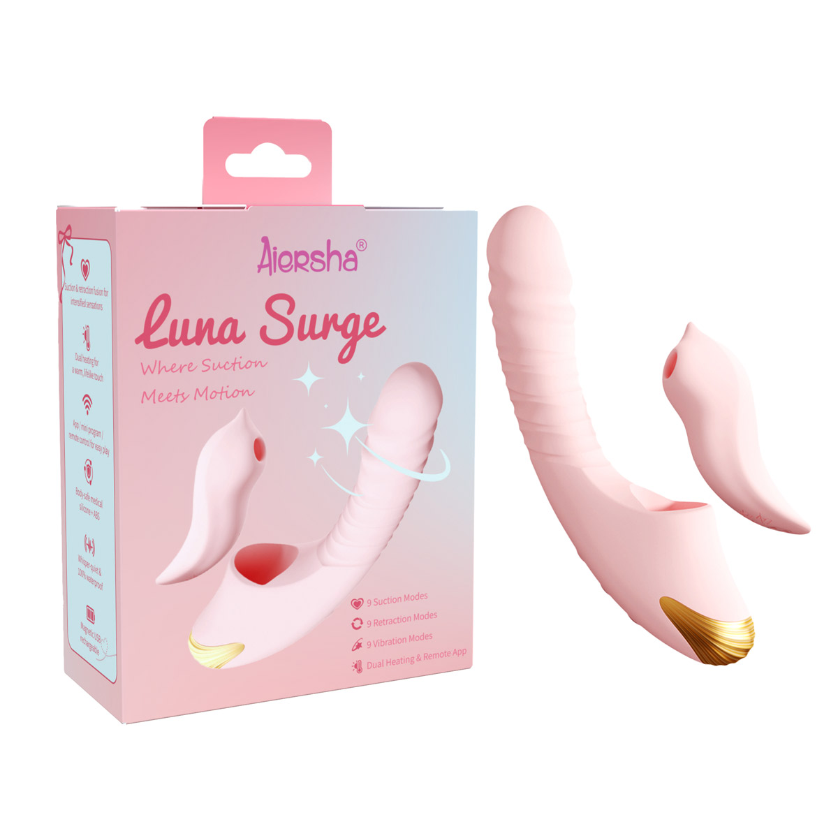Luna Surge: The Ultimate Fusion of Suction & Motion Sex Machine