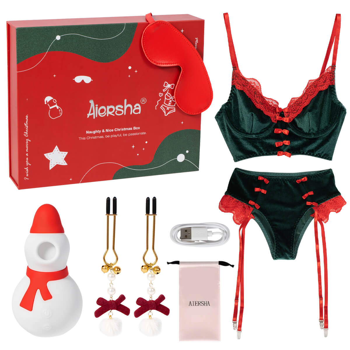 Aiersha Playful Christmas Boxes - Naughty & Nice Edition