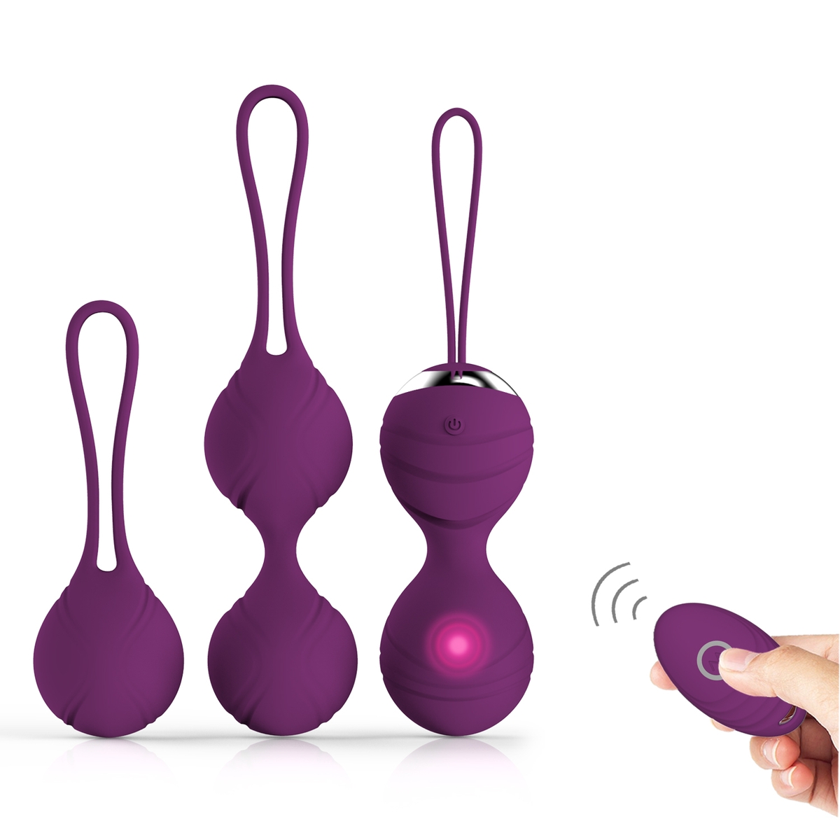 Aiersha Love Balls - The Ultimate 2-in-1 Kegel Training Set