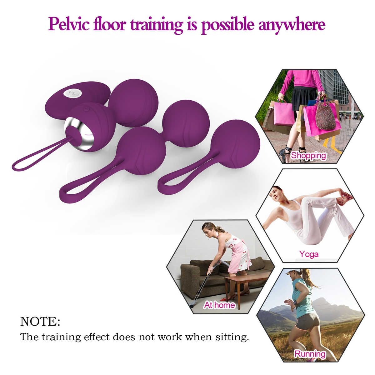 Aiersha Love Balls - The Ultimate 2-in-1 Kegel Training Set