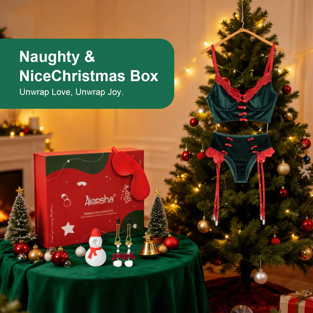 Aiersha Playful Christmas Boxes - Naughty & Nice Edition