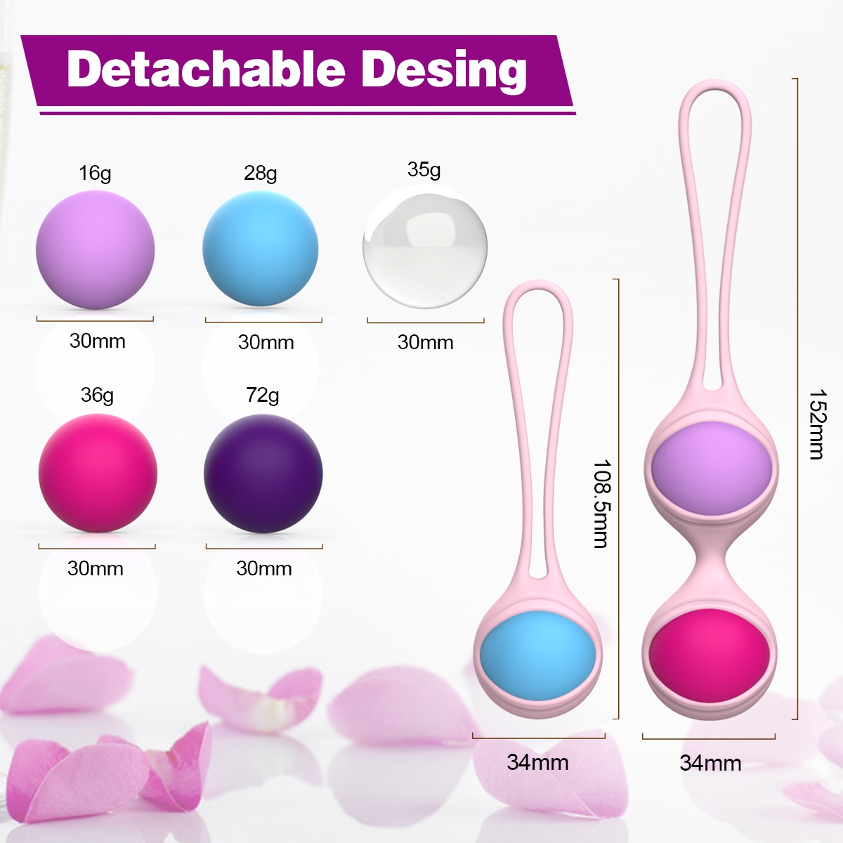 Aiersha Lori-Pink Kegel Ball