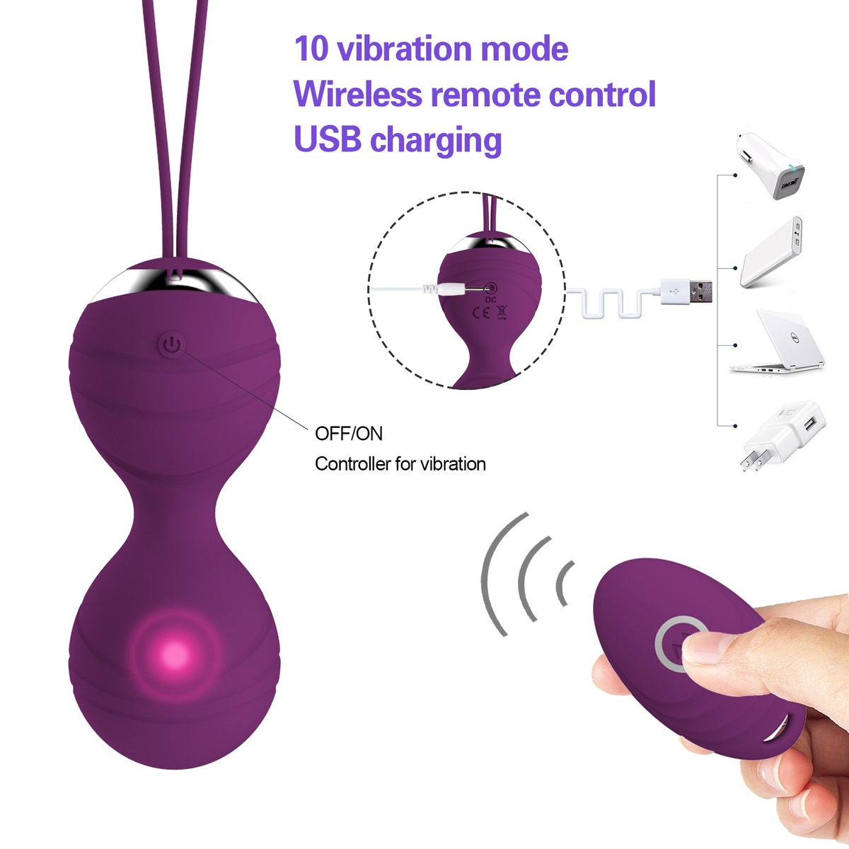 Aiersha Love Balls - The Ultimate 2-in-1 Kegel Training Set