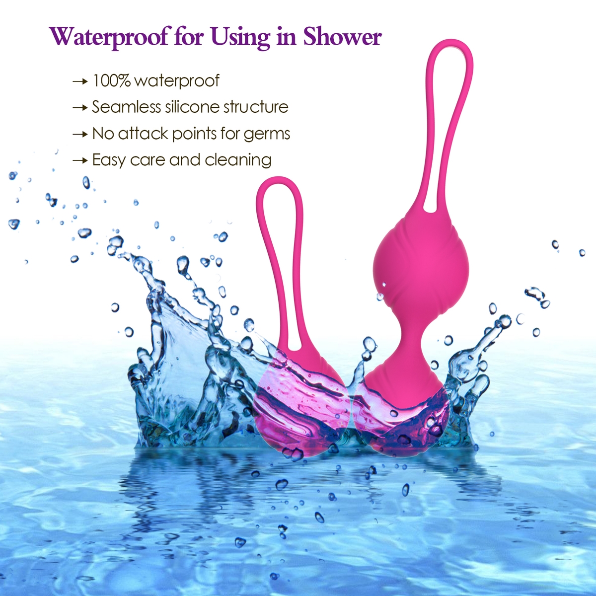 Aiersha Balance Balls Rose - The 2-in-1 Secret to Pelvic Floor Strength