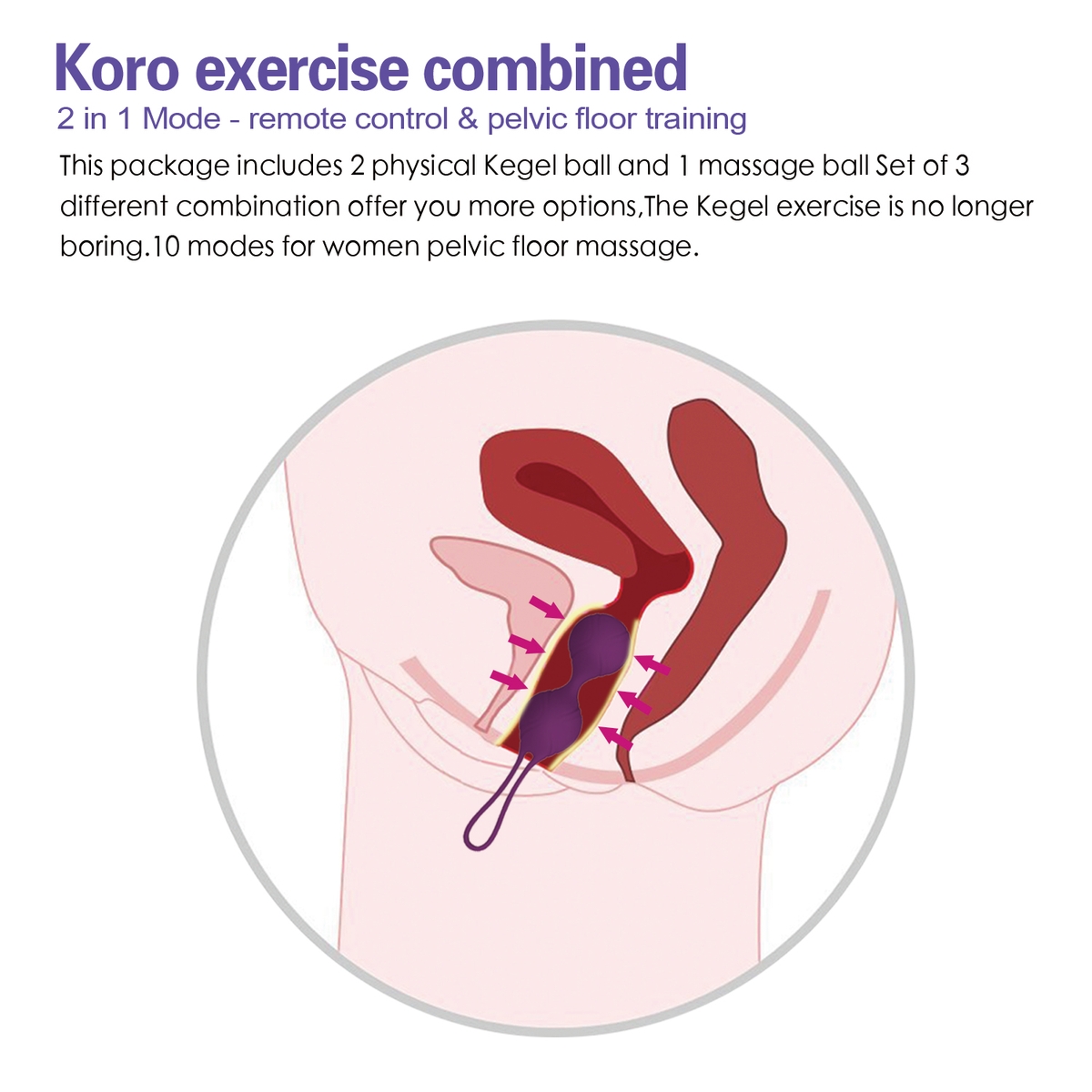 Aiersha Love Balls - The Ultimate 2-in-1 Kegel Training Set