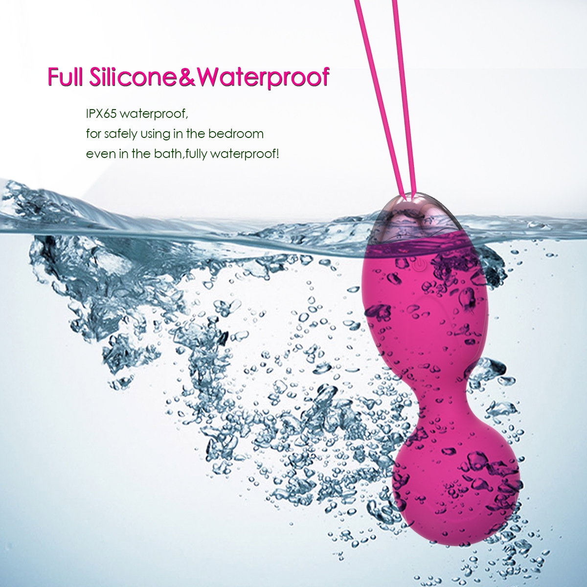 Aiersha Core Balls Rose Red - Imported Motor for Climax & Core Strength