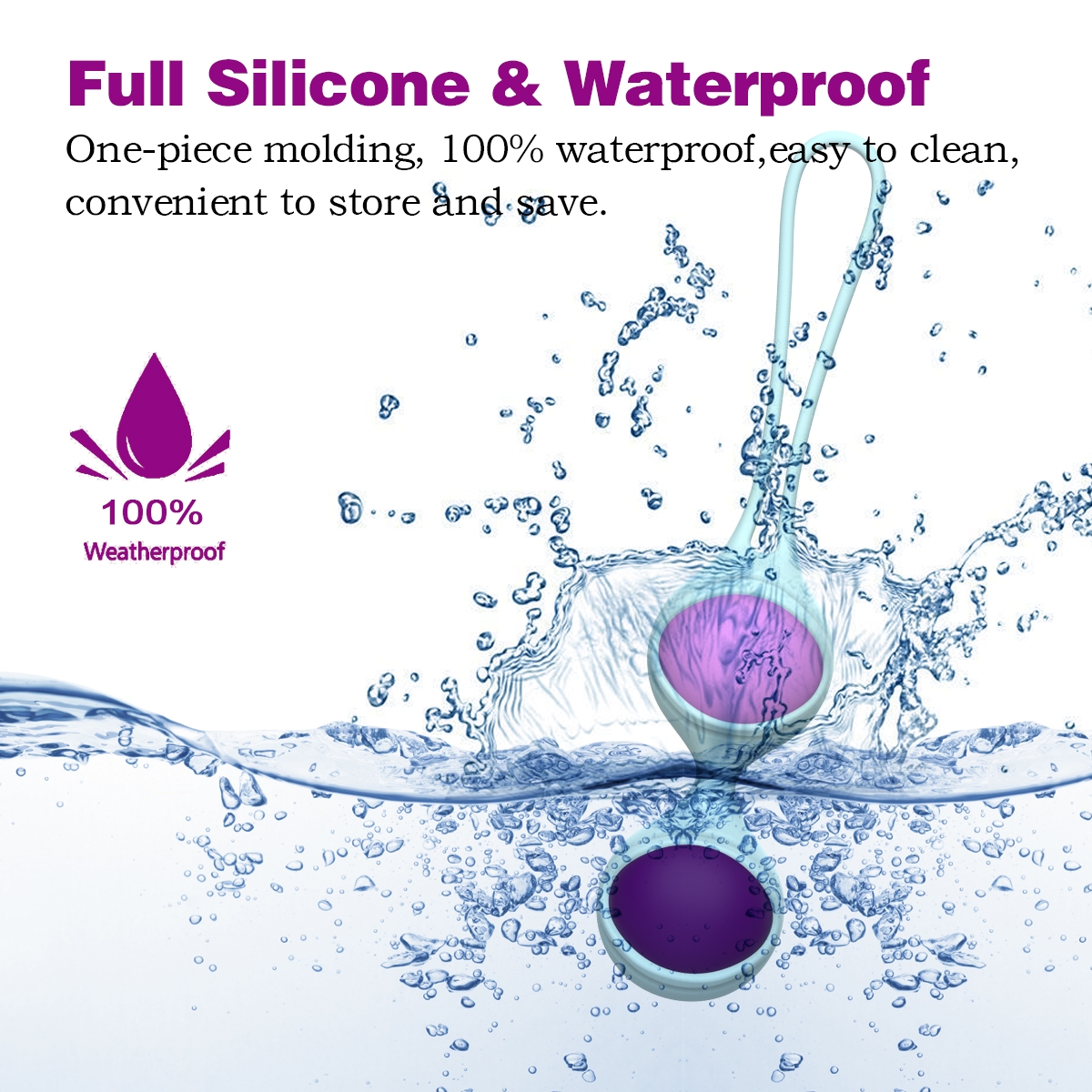 Aiersha Lori-Blue Kegel Ball Set