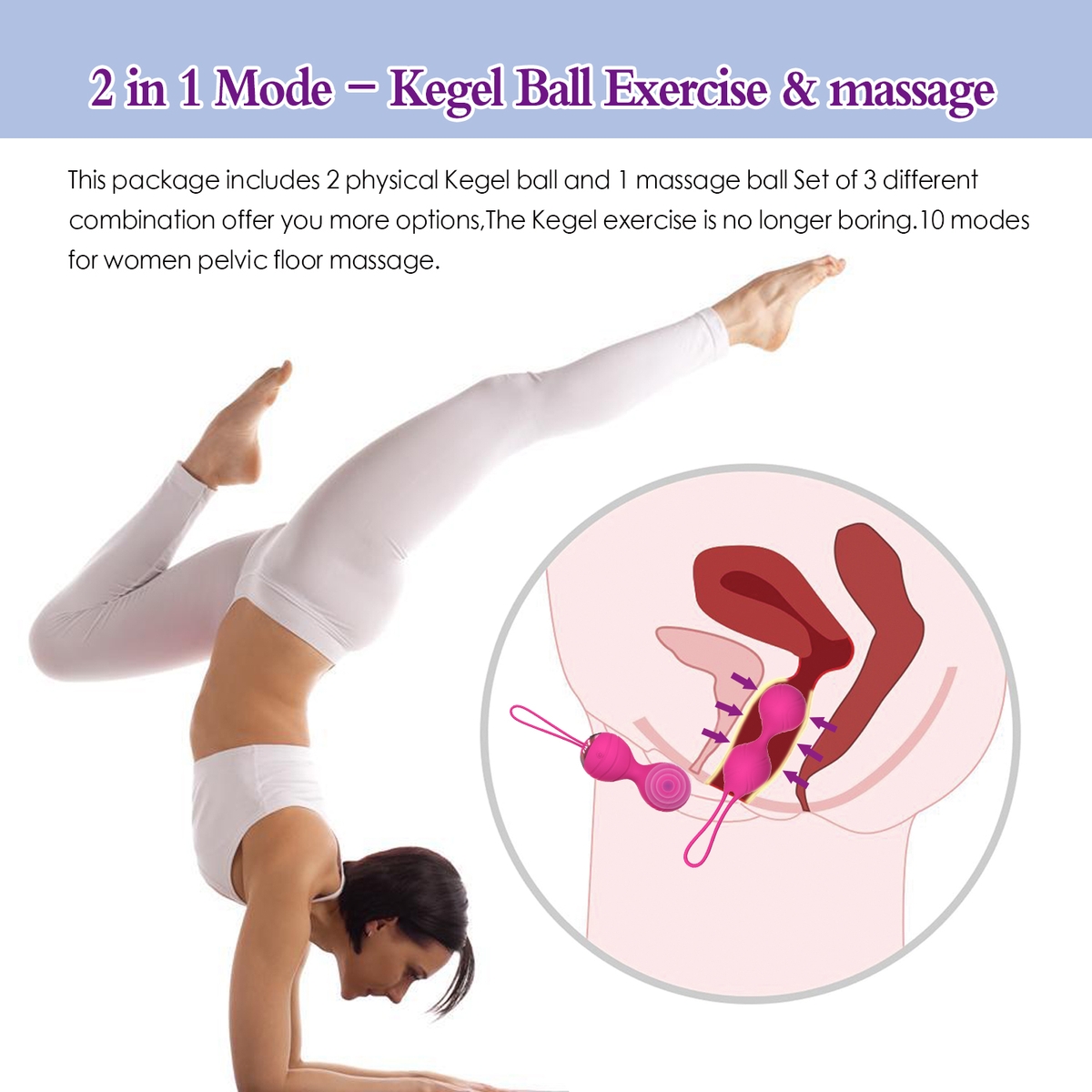 Aiersha Balance Balls Rose - The 2-in-1 Secret to Pelvic Floor Strength