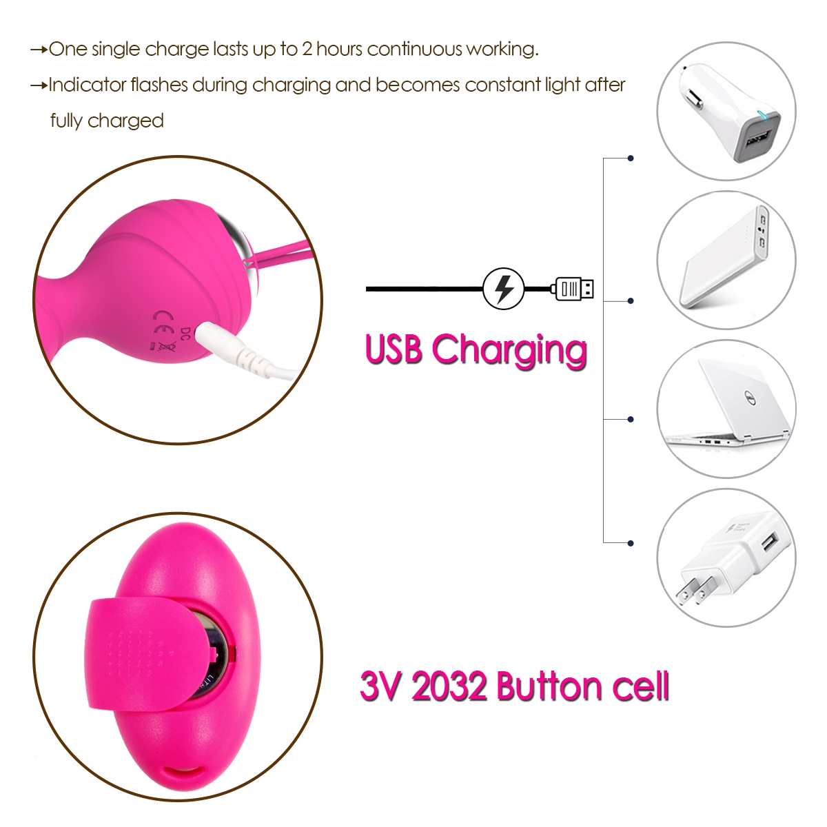 Aiersha Wellness Ball: Remote Vibrating Kegel for Climax