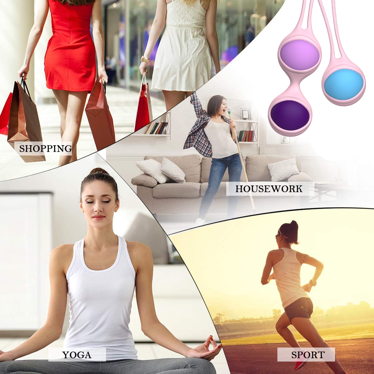 Aiersha Lori-Pink Kegel Ball