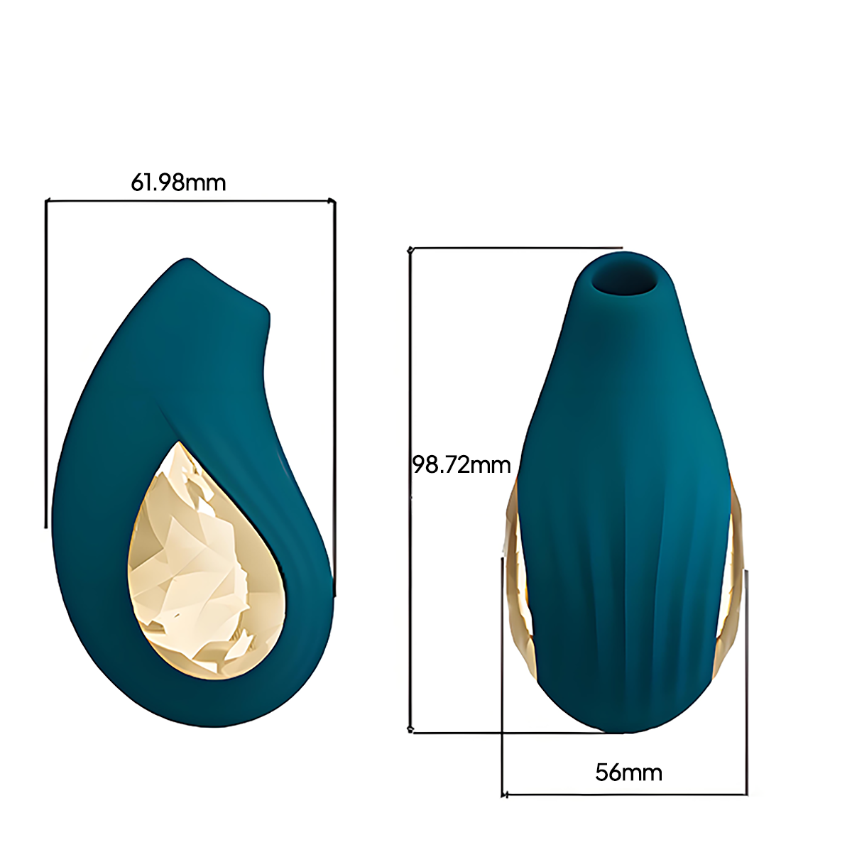 Aiersha Velvet Emerald Massager: Silk-Touch Elegance