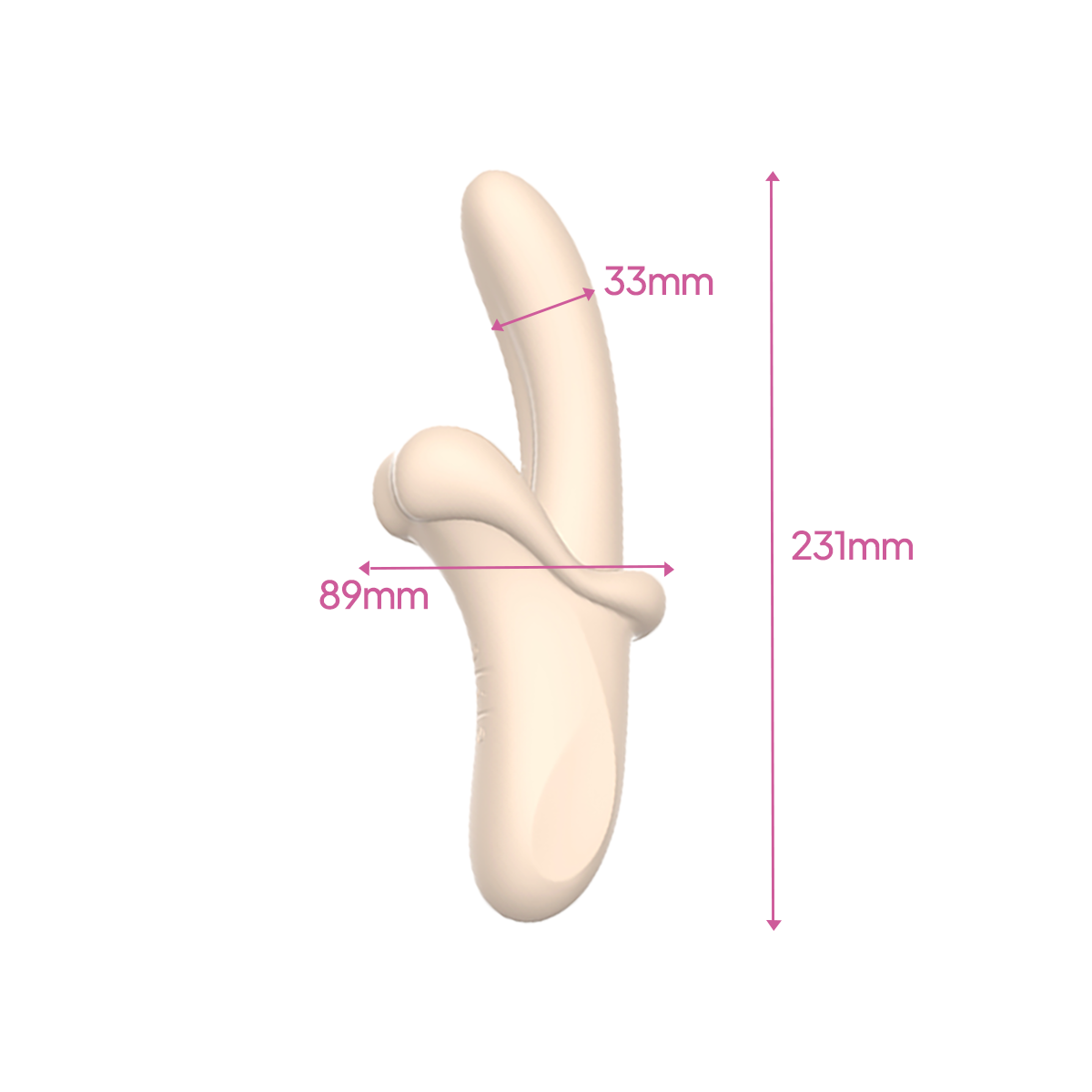 Aiersha Serava Heat Vibrator white - Dual-Action Vibration & Heating for Deep Sensation