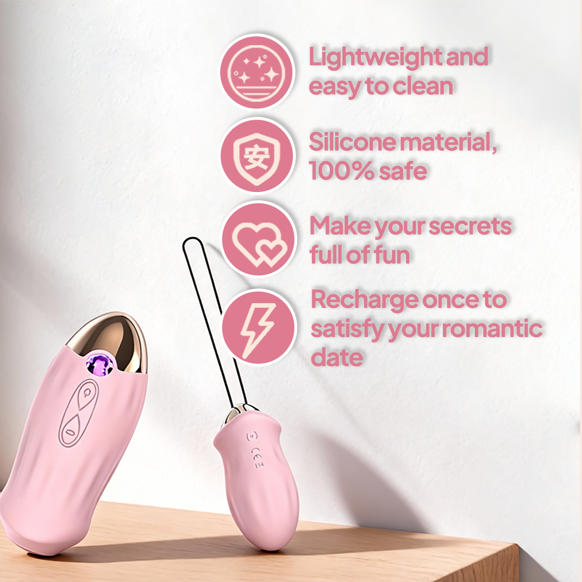 Aiersha Duo Secret Vibrator - Remote Control Clitoral & Insertable Pleasure