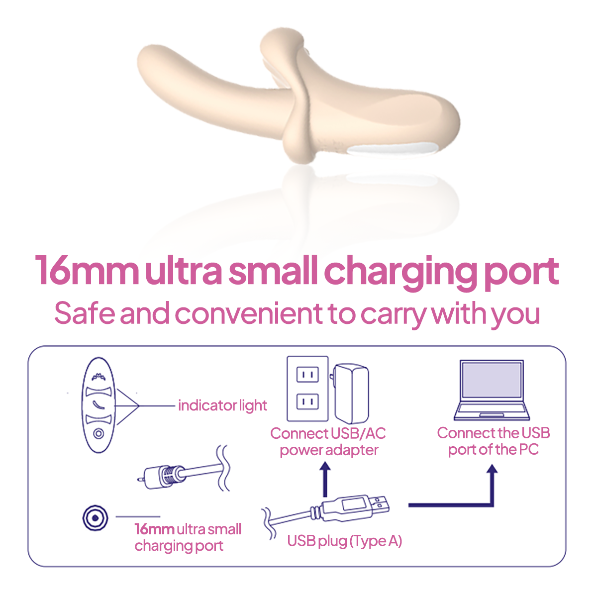 Aiersha Serava Heat Vibrator white - Dual-Action Vibration & Heating for Deep Sensation