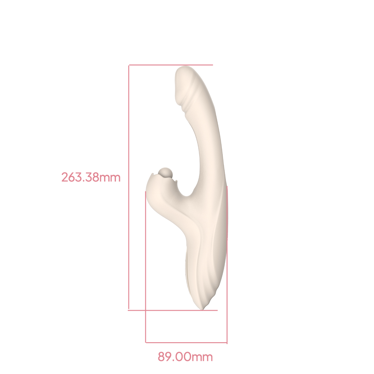 Aiersha Luna Flex Magic Vibrator - Triple-Action Vibration, Twitch & Heat