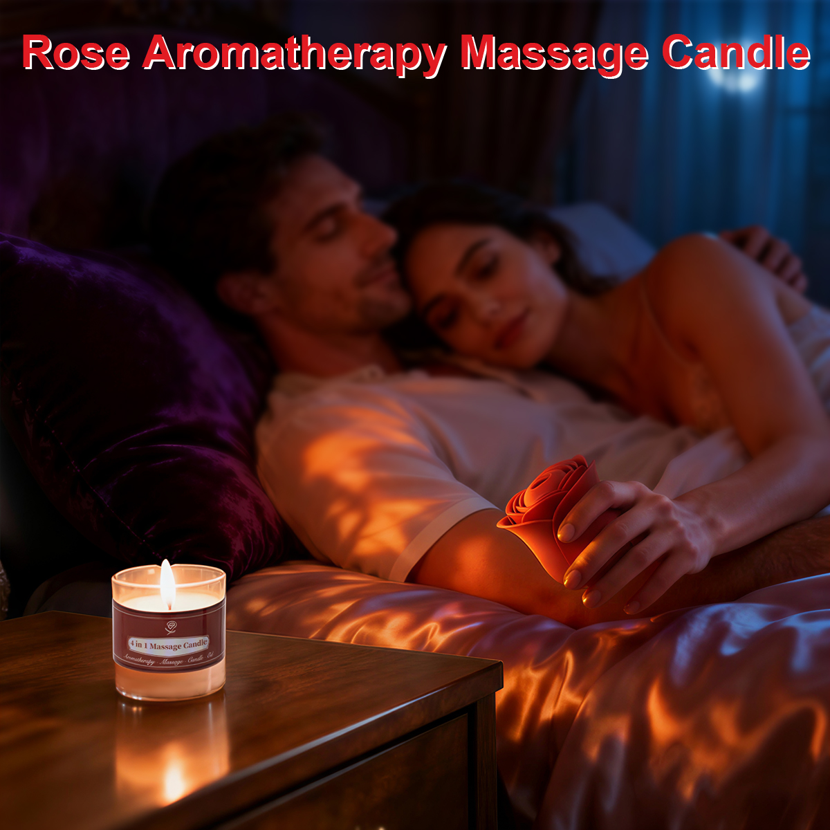 Aiersha Rose Aromatherapy - The Sensual Gift Box for Romance & Relaxation