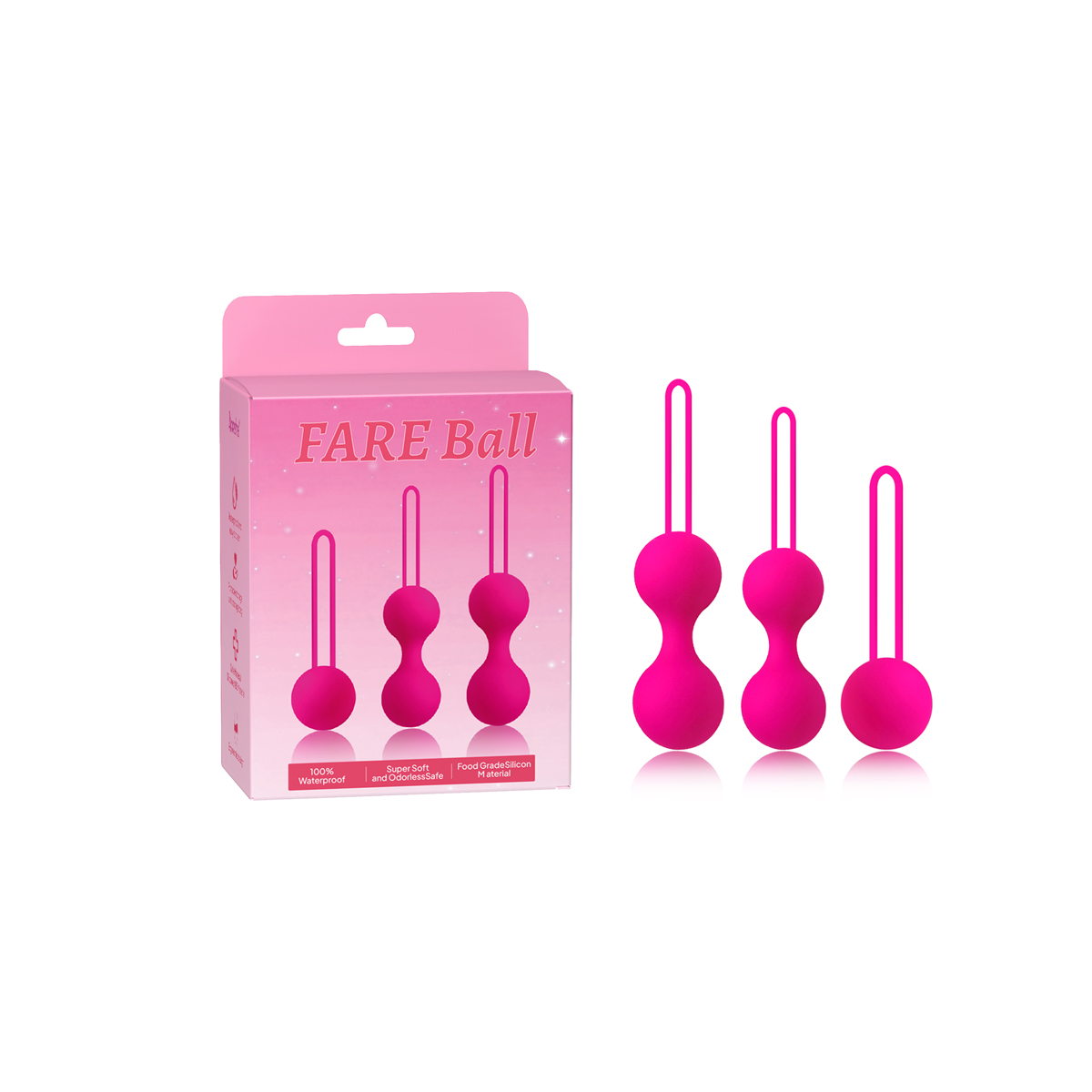 Aiersha Kegel Balls Fare (Love Eggs) - Physical Pelvic Floor Strengthening