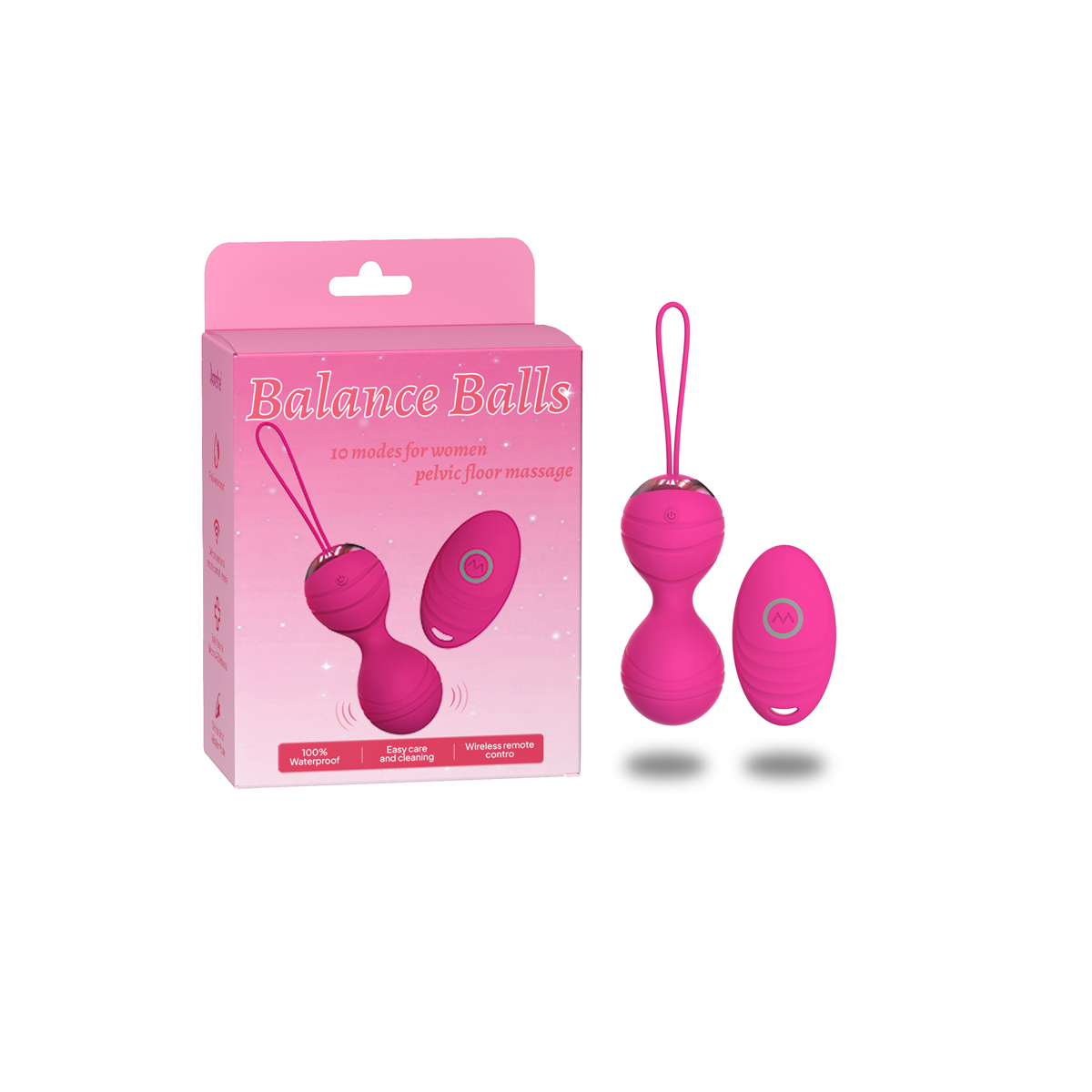 Aiersha Wellness Ball - 8-Meter Remote Climax & Kegel Exercise