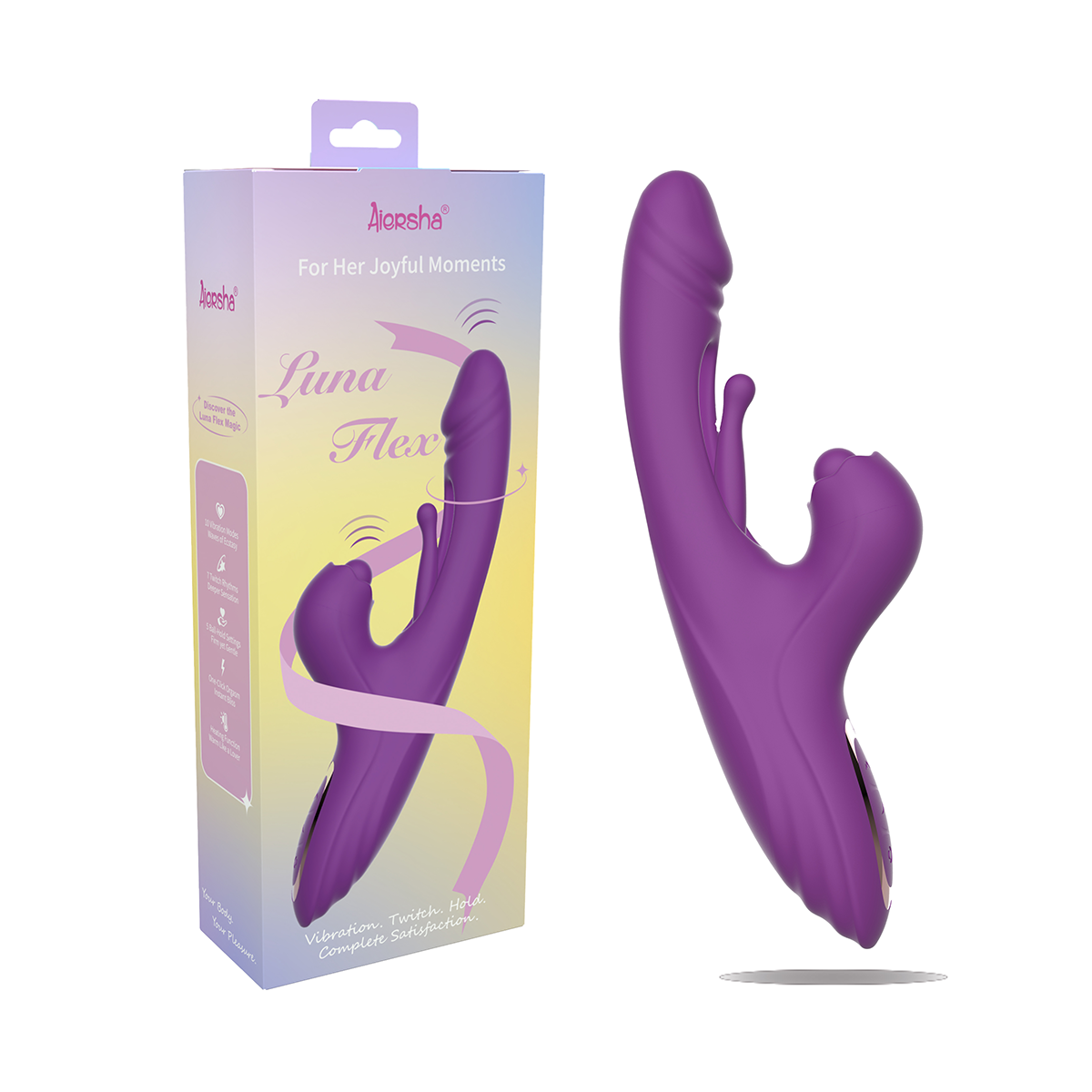 Aiersha Lunara Trio Vibrator - Indulge in Unforgettable Moments