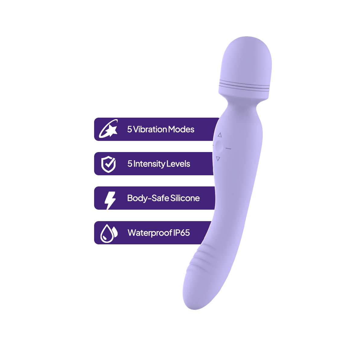 Aiersha Lila Star Lush: Premium Vibrating AV-Wand & G-Spot Massager