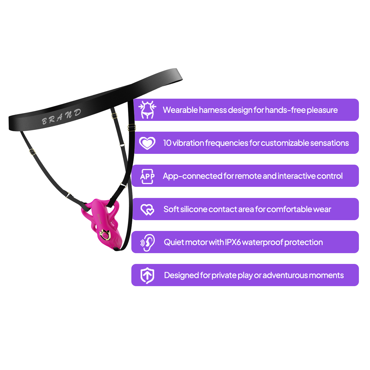 Aiersha Vyra Wear: App-Controlled & Discreet Wearable Vibrator