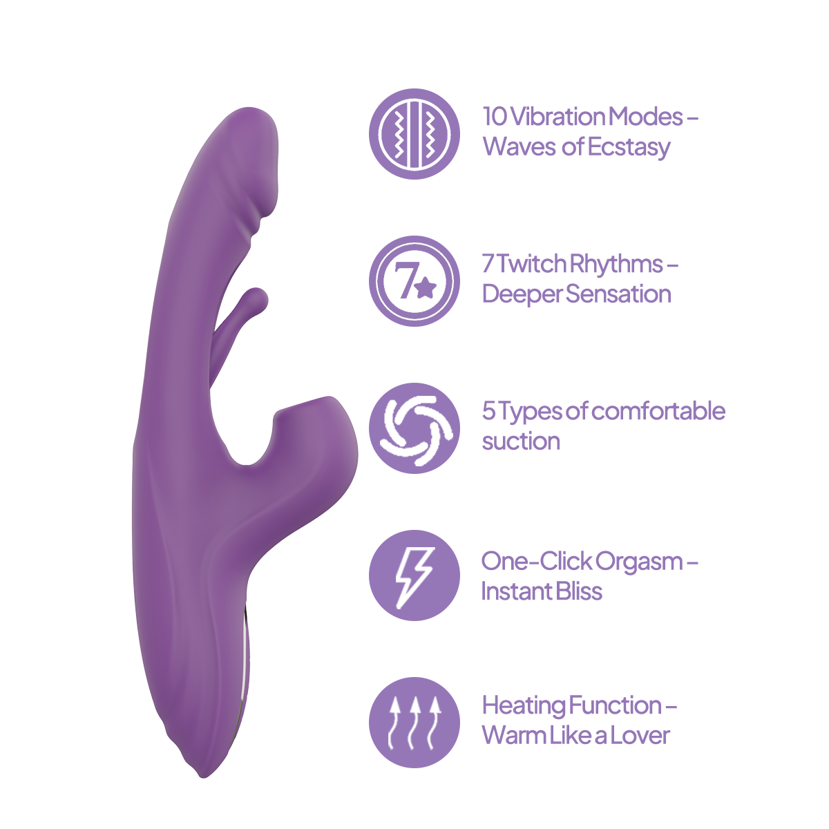 Aiersha Lunara Trio Vibrator - Indulge in Unforgettable Moments