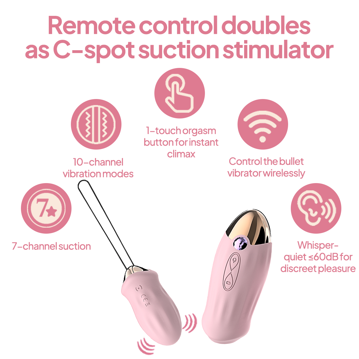 Aiersha Duo Secret Vibrator - One Remote, Two Pleasures