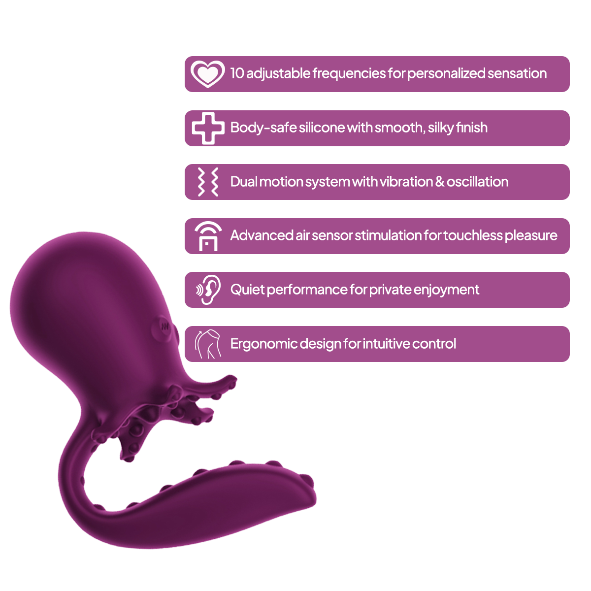 Aiersha AERIS FLEX: Smart Air Pulse & Motion Stimulator