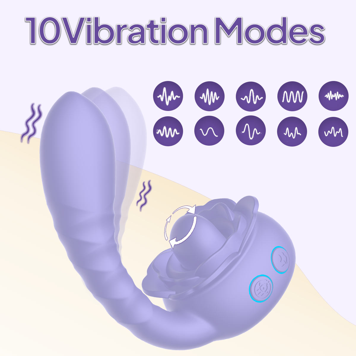 Aiersha Muse Twist: Rose-Tongue Twisting & Vibration G-Spot Massager