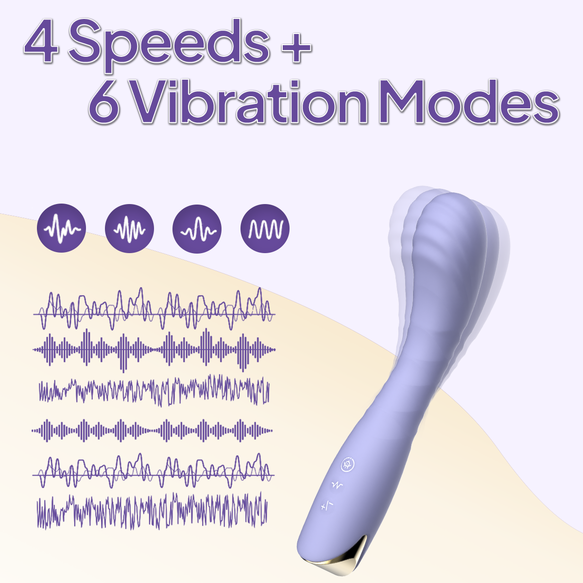 Aiersha MUSE ONE Light Purple: Super-Strong Wand Vibrator & Precision G-Spot Massager