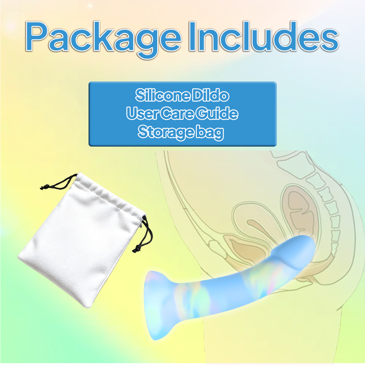 Aiersha ELARA COLOR: Premium Liquid Silicone G-Spot Dildo