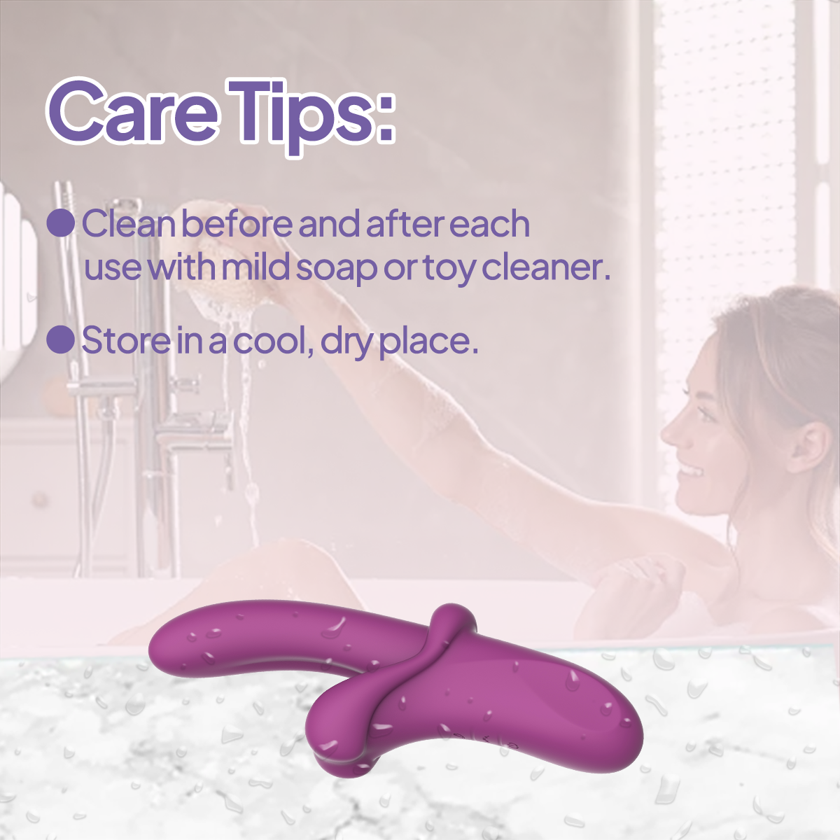 Aiersha Serava Heat Vibrator Rose Purple - Dual-Action Vibration & Heating for Deep Sensation